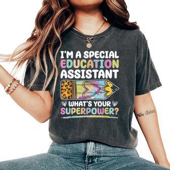 Special Educational Assistant And Sped Teacher Women's Oversized Comfort T-Shirt - Seseable