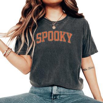 Spooky Collage Style Stay Spooky Fall Halloween Men Women's Oversized Comfort T-Shirt - Thegiftio UK