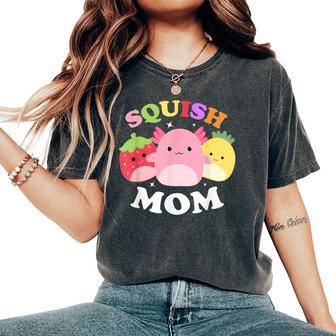 Squish Mom Mallow Soft Toy Mother's Day Mama Women's Oversized Comfort T-Shirt - Thegiftio UK