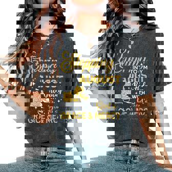 Stepping Into My August Birthday Girls Shoes Bday Women's Oversized Comfort T-Shirt - Seseable