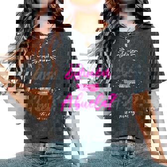 Vas A Ser Abuela Otraez Sorpresa Anuncio Embarazo Abuelos Camiseta extragrande cómoda para mujer - Regaloses