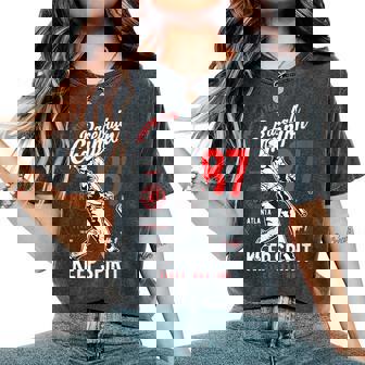 Vintage Retro College Baseball Custom Fan Women's Oversized Comfort T-Shirt - Monsterry