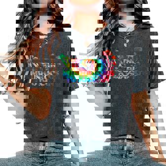 Waiting For The Mushrooms To Kick In Hippie Women's Oversized Comfort T-Shirt | Mazezy