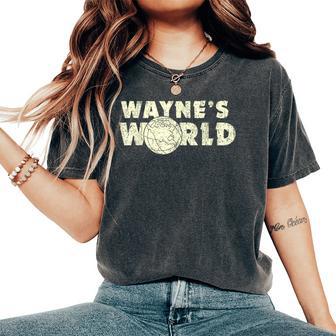 Wayne's World Retro Vintage 90S Movie Film For Women Women's Oversized Comfort T-Shirt - Thegiftio UK