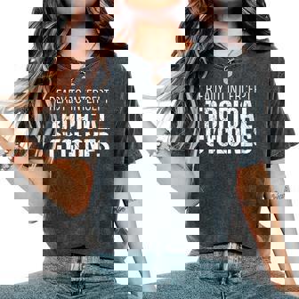 Weather Report Ready To Intercept Tropical Cyclones Women's Oversized Comfort T-Shirt - Monsterry