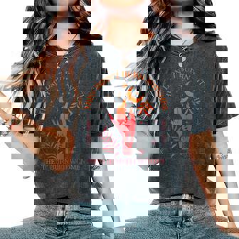 They Didn't Burn Witches They Burned Witchy Feminist Women's Oversized Comfort T-Shirt | Mazezy