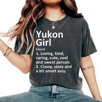 Yukon Girl Ok Oklahoma City Home Roots Women's Oversized Comfort T-Shirt - Monsterry DE