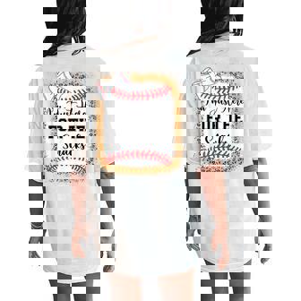 Baseball-Sister I'm Just Here For The Snacks Toddler Girl Women's Oversized Comfort T-Shirt Back Print - Monsterry