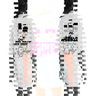 Im The Birthday Girl Family Matching Party Women's Oversized Comfort T-Shirt Back Print | Seseable UK