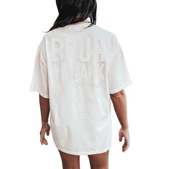 Bruh We Back 5Th Grade First Day Of School Back To School Women's Oversized Comfort T-Shirt Back Print - Thegiftio UK