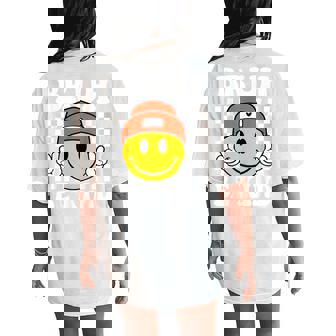 Bruh Be Kind Unity Day Orange Anti Bullying Kindness Women's Oversized Comfort T-Shirt Back Print - Monsterry