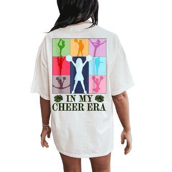 In My Cheer Era Cheer Leader Cheering Leadering Girls Women's Oversized Comfort T-Shirt Back Print - Thegiftio UK
