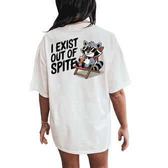 Exit Spite For And Women Women's Oversized Comfort T-Shirt Back Print - Thegiftio UK