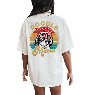 Golden-Doodle- Doodle Mama Mom Mother's Day Women's Oversized Comfort T-Shirt Back Print - Thegiftio UK