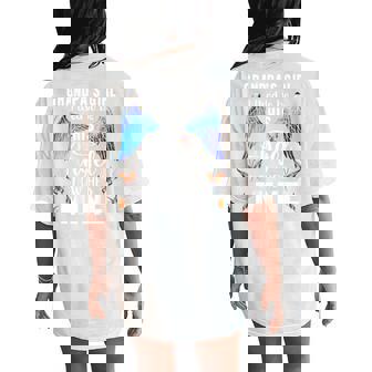 Grandpa's Girl I Used To Be His Angel Now He's Mine Perfect Women's Oversized Comfort T-Shirt Back Print - Monsterry