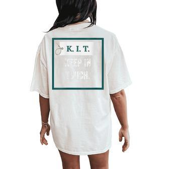Keep In Touch High School Middle School Memories Graduation Women's Oversized Comfort T-Shirt Back Print - Monsterry DE