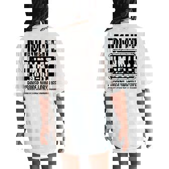 Mom Life Inmate Halloween Costume Family Matching Women's Oversized Comfort T-Shirt Back Print - Thegiftio UK