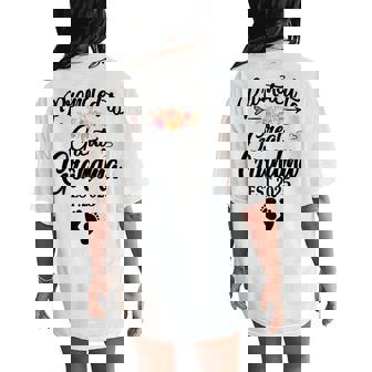Promoted To Great Grandma 2025 Mother's Day For Grandma 2025 Women's Oversized Comfort T-Shirt Back Print - Thegiftio