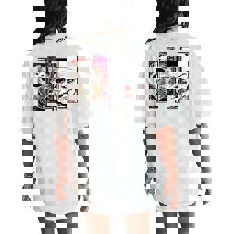 Scary Horror Movies Halloween Costume Party Women Women's Oversized Comfort T-Shirt Back Print | Mazezy