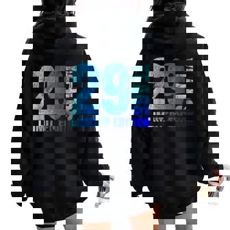 29 Ans Cadeau Homme 29 Ans Cadeau D'anniversaire Pour Women Oversized Hoodie Back Print - Cadeauxyz