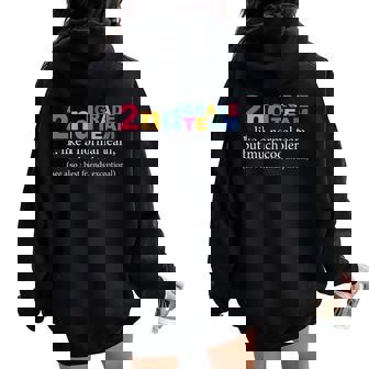 2Nd Grade Team Like A Normal Team But Much Cooler Teacher Women Oversized Hoodie Back Print - Seseable