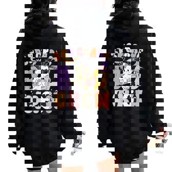 3Rd Grade Boo Crew Third Grade Halloween Costume Teacher Women Oversized Hoodie Back Print - Thegiftio UK