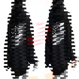 4Th Of July For Fourth Of July For Women Women Oversized Hoodie Back Print - Thegiftio UK