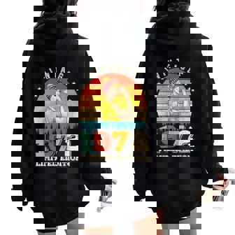 52 Cumpleaños 1972 Edición Limitadaintage 52 Años Es Women Oversized Hoodie Back Print - Regaloses