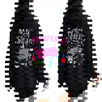 7Th Birthday Outfit For Girls 2015 Spa Themed Birthday Party Women Oversized Hoodie Back Print - Monsterry