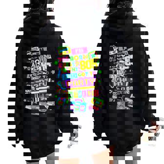 90S Rave Ideas For & Party Outfit 90S Festival Costume Women Oversized Hoodie Back Print - Seseable