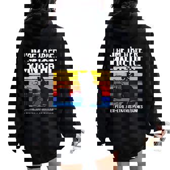 Apéro J'aime La Bière Et Mon Chat Humour Homme Cadeau Sweat à capuche oversize pour femme avec imprimé dans le dos - Cadeauxyz