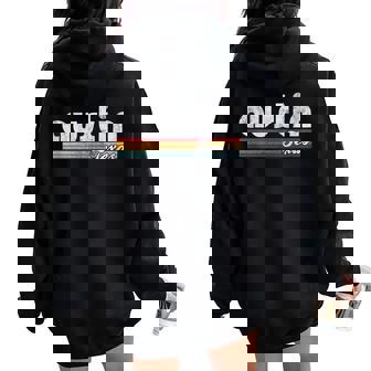 Austin Texas Vintage 70'S 80'S Retro Style Women Women Oversized Hoodie Back Print - Monsterry