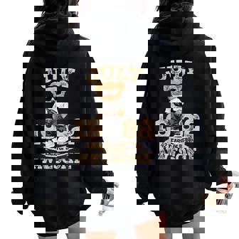 Awesome Since July 1982 Retro 42Nd Birthday Women Oversized Hoodie Back Print | Mazezy