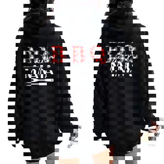 Baby Bbq Shower Mama Birthday Party Matching Family Women Oversized Hoodie Back Print - Thegiftio UK