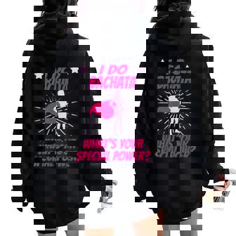 Bachata Dance Superhero Cape Para Women Oversized Hoodie Back Print - Regaloses