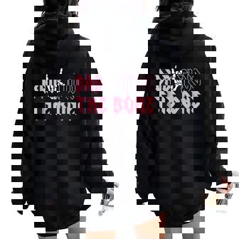 Bad Two The Bone Birthday 2 Years Old Birthday Girl Women Oversized Hoodie Back Print - Thegiftio