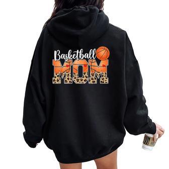 Basketball Mama Mom Mother Mother's Day Cheering Boy Sport Women Oversized Hoodie Back Print - Thegiftio UK