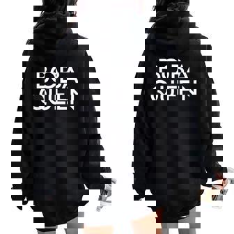 Boba Queen Drink Abg Asian Baby Girl For Girls Women Oversized Hoodie Back Print - Monsterry