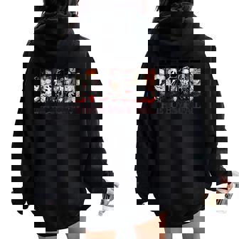 The Boys Of Fall Vintage Scary Horror Movie Halloween Autumn Women Oversized Hoodie Back Print | Mazezy