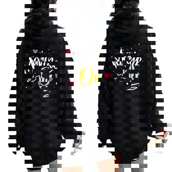 Cadeau Sympa Assortis Marraine Filleule C'est Pour Laie Sweat à capuche oversize pour femme avec imprimé dans le dos - Cadeauxyz