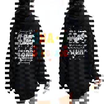 Some Call It Chaos We Call It 5Th Grade Fifth Grade Teachers Women Oversized Hoodie Back Print - Seseable