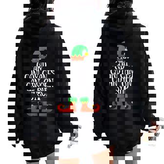 Candy Canes Corns And Syrup Christmas Man Woman Women Oversized Hoodie Back Print - Monsterry