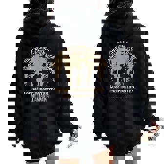 Cazador Más Importantes Me Llaman Papá Cazar Divertido Caza Women Oversized Hoodie Back Print - Regaloses