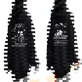 Christian Jesus Nativity Scene For Unto Us A Child Is Born Women Oversized Hoodie Back Print | Mazezy