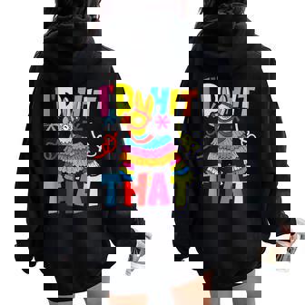 Cinco De Mayo Ideas I'd Hit That Pinata Women Women Oversized Hoodie Back Print | Seseable UK