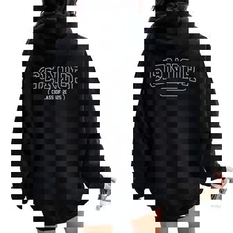 Class Of 2025 Senior Seniors 2025 Women Oversized Hoodie Back Print | Seseable UK