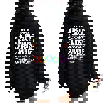Cool Bingo Novelty For Bingo Lover Bingo Player Women Oversized Hoodie Back Print - Thegiftio UK