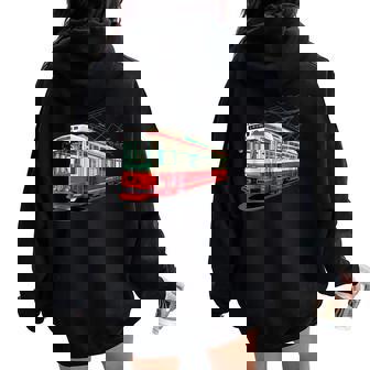 Cool Tram Costume In Città Per Ragazzi E Ragazze Felpa con cappuccio oversize da donna con stampa posteriore - Novitaregali