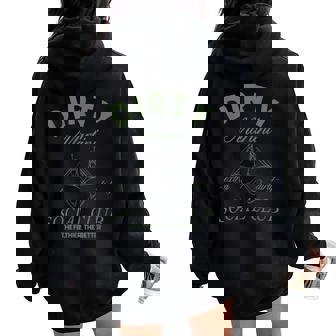 Dirty Martini Social Club Cocktail Girls Bachelorette Womens Women Oversized Hoodie Back Print - Thegiftio