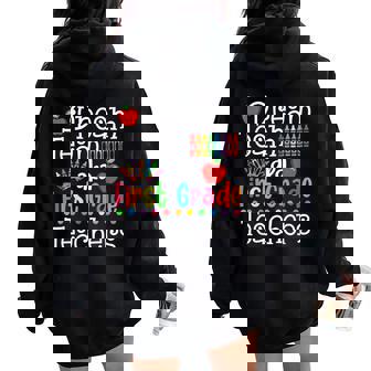Dream Team Aka First Grade Teachers Back To School Women Oversized Hoodie Back Print - Seseable